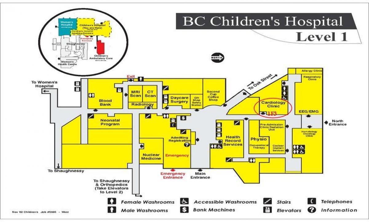 نقشہ کی مسیح کے بچوں کے ہسپتال